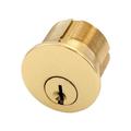 Gms GMS:GMS 1-1/8" Mortise Cyl - Brass - Arrow GMS-M118-AW-3-ST-A2